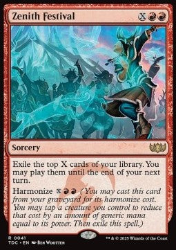 Zenith Festival - Commander: Tarkir: Dragonstorm (Rare) [TDC-41]