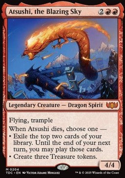 Atsushi, the Blazing Sky - Commander: Tarkir: Dragonstorm (Mythic) [TDC-204]