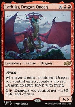 Lathliss, Dragon Queen - Commander: Tarkir: Dragonstorm (Rare) [TDC-219]
