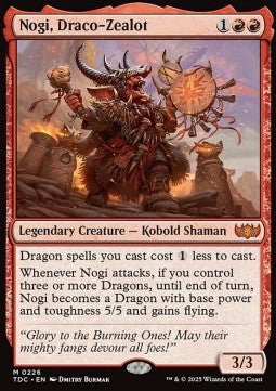 Nogi, Draco-Zealot - Commander: Tarkir: Dragonstorm (Mythic) [TDC-226]