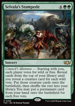 Selvala's Stampede - Commander: Tarkir: Dragonstorm (Rare) [TDC-269]
