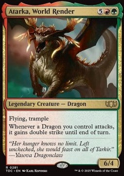 Atarka, World Render - Commander: Tarkir: Dragonstorm (Rare) [TDC-281]