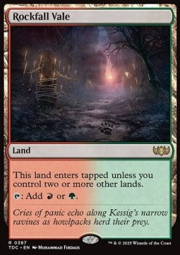 Rockfall Vale - Commander: Tarkir: Dragonstorm (Rare) [TDC-387]