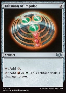 Talisman of Impulse - Commander: Tarkir: Dragonstorm (Uncommon) [TDC-332]