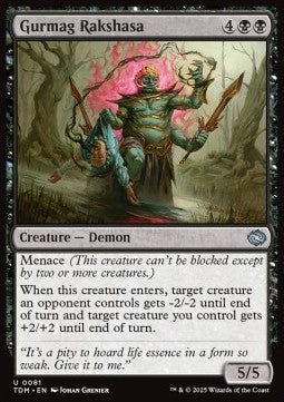 Gurmag Rakshasa - Tarkir: Dragonstorm (Uncommon) [TDM-81]