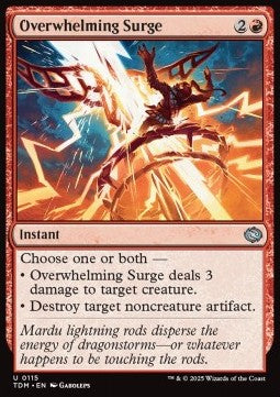 Overwhelming Surge - Tarkir: Dragonstorm (Uncommon) [TDM-115]