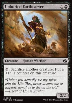 Unburied Earthcarver - Tarkir: Dragonstorm (Common) [TDM-95]