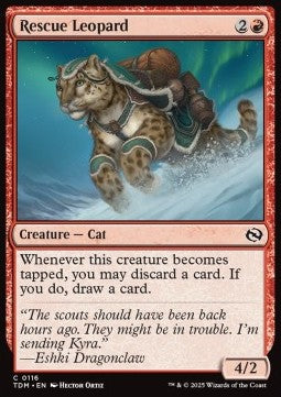 Rescue Leopard - Tarkir: Dragonstorm (Common) [TDM-116]