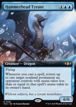 Hammerhead Tyrant - Commander: Tarkir: Dragonstorm: Extras (Rare) [XTDC-61]