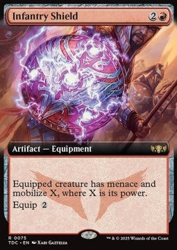 Infantry Shield - Commander: Tarkir: Dragonstorm: Extras (Rare) [XTDC-75]