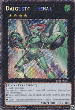 Daigusto Emeral (V.1 - Platinum Secret Rare) - Quarter Century Stampede (Platinum Secret Rare) [RA04-163]