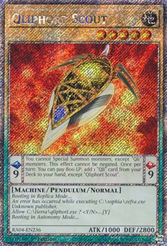 Qliphort Scout (V.1 - Platinum Secret Rare) - Quarter Century Stampede (Platinum Secret Rare) [RA04-236]