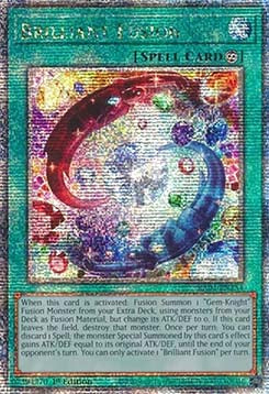 Brilliant Fusion (V.2 - Quarter Century Secret Rare) - Quarter Century Stampede (Quarter Century Secret Rare) [RA04-254]