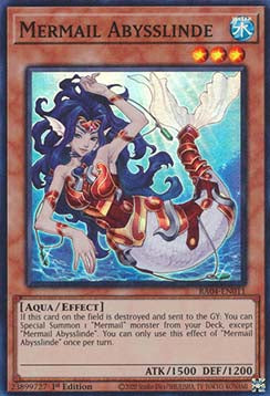 Mermail Abysslinde (V.1 - Super Rare) - Quarter Century Stampede (Super Rare) [RA04-011]
