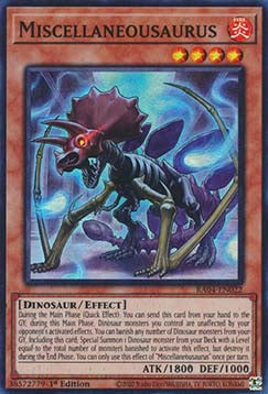 Miscellaneousaurus (V.1 - Super Rare) - Quarter Century Stampede (Super Rare) [RA04-022]