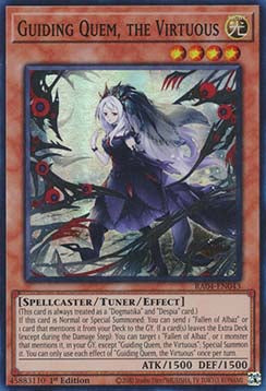 Guiding Quem, the Virtuous (V.1 - Super Rare) - Quarter Century Stampede (Super Rare) [RA04-043]