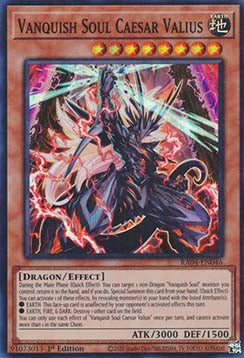 Vanquish Soul Caesar Valius (V.1 - Super Rare) - Quarter Century Stampede (Super Rare) [RA04-046]