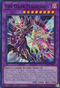 The Dark Magicians (V.1 - Super Rare) - Quarter Century Stampede (Super Rare) [RA04-054]