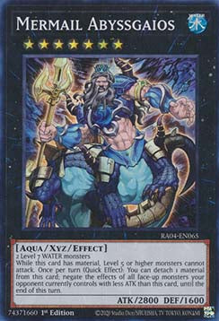 Mermail Abyssgaios (V.1 - Super Rare) - Quarter Century Stampede (Super Rare) [RA04-065]
