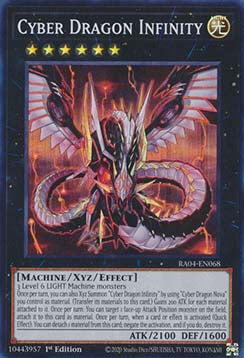 Cyber Dragon Infinity (V.1 - Super Rare) - Quarter Century Stampede (Super Rare) [RA04-068]