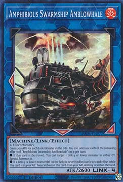 Amphibious Swarmship Amblowhale (V.1 - Super Rare) - Quarter Century Stampede (Super Rare) [RA04-077]