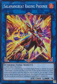 Salamangreat Raging Phoenix (V.1 - Super Rare) - Quarter Century Stampede (Super Rare) [RA04-083]