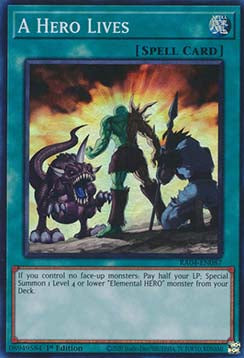 A Hero Lives (V.1 - Super Rare) - Quarter Century Stampede (Super Rare) [RA04-087]