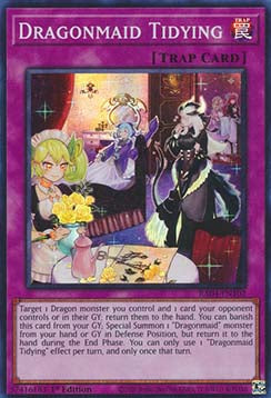 Dragonmaid Tidying (V.1 - Super Rare) - Quarter Century Stampede (Super Rare) [RA04-102]