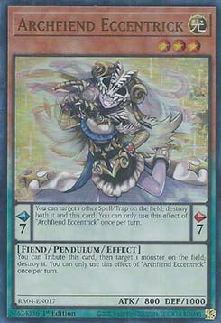 Archfiend Eccentrick (V.2 - Ultra Rare) - Quarter Century Stampede (Ultra Rare) [RA04-017]
