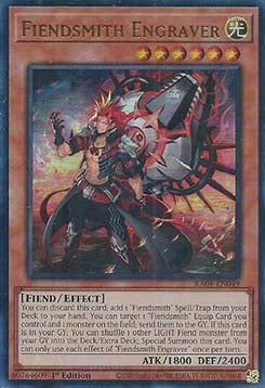 Fiendsmith Engraver (V.2 - Ultra Rare) - Quarter Century Stampede (Ultra Rare) [RA04-049]