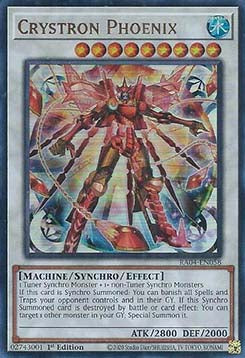Crystron Phoenix (V.2 - Ultra Rare) - Quarter Century Stampede (Ultra Rare) [RA04-058]