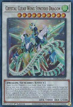 Crystal Clear Wing Synchro Dragon (V.2 - Ultra Rare) - Quarter Century Stampede (Ultra Rare) [RA04-059]