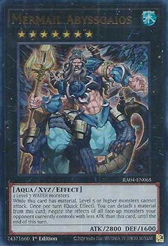 Mermail Abyssgaios (V.2 - Ultra Rare) - Quarter Century Stampede (Ultra Rare) [RA04-065]