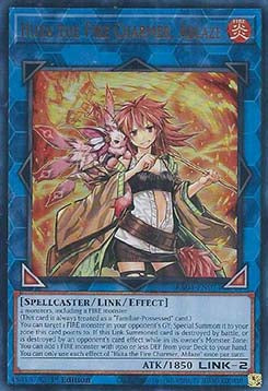 Hiita the Fire Charmer, Ablaze (V.2 - Ultra Rare) - Quarter Century Stampede (Ultra Rare) [RA04-074]