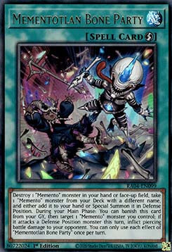 Mementotlan Bone Party (V.2 - Ultra Rare) - Quarter Century Stampede (Ultra Rare) [RA04-099]
