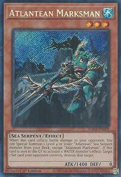 Atlantean Marksman (V.3 - Secret Rare) - Quarter Century Stampede (Secret Rare) [RA04-009]