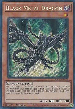 Black Metal Dragon (V.3 - Secret Rare) - Quarter Century Stampede (Secret Rare) [RA04-016]