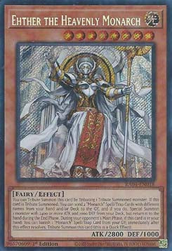 Ehther the Heavenly Monarch (V.3 - Secret Rare) - Quarter Century Stampede (Secret Rare) [RA04-018]
