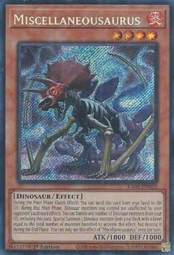 Miscellaneousaurus (V.3 - Secret Rare) - Quarter Century Stampede (Secret Rare) [RA04-022]