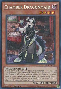 Chamber Dragonmaid (V.3 - Secret Rare) - Quarter Century Stampede (Secret Rare) [RA04-032]