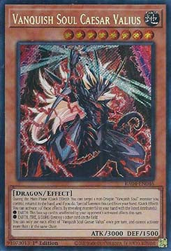 Vanquish Soul Caesar Valius (V.3 - Secret Rare) - Quarter Century Stampede (Secret Rare) [RA04-046]