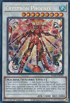 Crystron Phoenix (V.3 - Secret Rare) - Quarter Century Stampede (Secret Rare) [RA04-058]