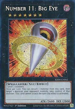 Number 11: Big Eye (V.3 - Secret Rare) - Quarter Century Stampede (Secret Rare) [RA04-062]