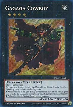 Gagaga Cowboy (V.3 - Secret Rare) - Quarter Century Stampede (Secret Rare) [RA04-064]