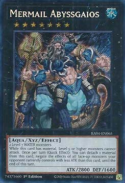 Mermail Abyssgaios (V.3 - Secret Rare) - Quarter Century Stampede (Secret Rare) [RA04-065]