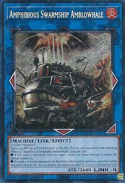 Amphibious Swarmship Amblowhale (V.3 - Secret Rare) - Quarter Century Stampede (Secret Rare) [RA04-077]
