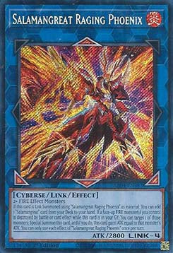 Salamangreat Raging Phoenix (V.3 - Secret Rare) - Quarter Century Stampede (Secret Rare) [RA04-083]