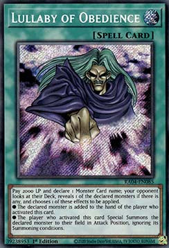 Lullaby of Obedience (V.3 - Secret Rare) - Quarter Century Stampede (Secret Rare) [RA04-085]