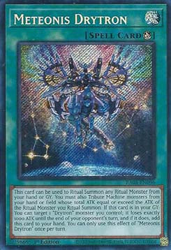 Meteonis Drytron (V.3 - Secret Rare) - Quarter Century Stampede (Secret Rare) [RA04-096]