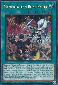 Mementotlan Bone Party (V.3 - Secret Rare) - Quarter Century Stampede (Secret Rare) [RA04-099]